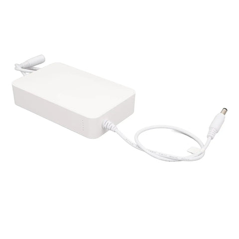 Slick Mini Ups Battery Backup With 4400mah Reserve for smooth emergency power transfer, white color, compact design.