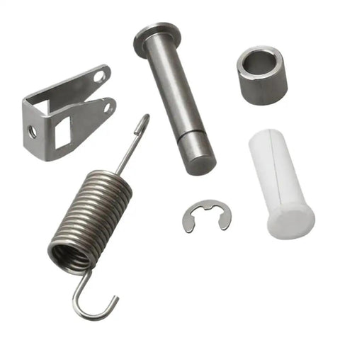 Heavy Duty Outboard Motor Receiver Assembly Fits 40HP And F25 Models Perfect For Boats Need Reliable Shifting Fixes With Solid Material Built Tough For Marine Use And Easy Install In Your Garage Today. Outboard shift receiver parts kit with spring, pin, bushing, and bracket
