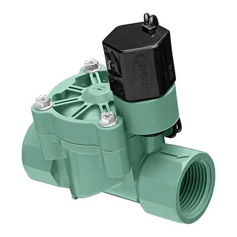 Automatic Sprinkler Valve Three Quarter Inch FPT L Series With 24 Vac Solenoid Manual Actuation Clog Free Internal Scrubber Filter