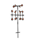 Spinner Deluxe Target For Air Guns With Pellet And BB Traps Balloons And Paper Targets Ideal Backyard Practice Gear in black