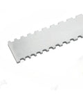 Notched Guitar Neck Straight Edge Ruler For Fretboard Relief And Neck Curvature Check Aluminum Precision Gauge angled view
