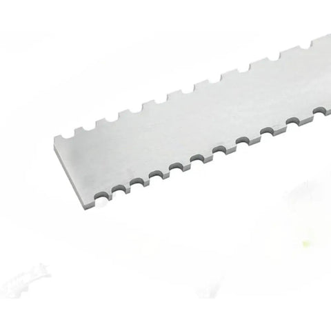 Notched Guitar Neck Straight Edge Ruler For Fretboard Relief And Neck Curvature Check Aluminum Precision Gauge angled view