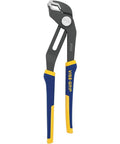 Vise-Grip Locking Pliers V-Jaw 12-Inch With Quick Adjust Button ProTouch Grips shown in blue finish with open jaw