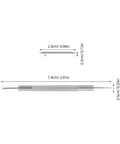 Stainless Steel Watch Band Spring Bar Pins Replacement Set With Precision Finish And Longterm Durability dimensions shown