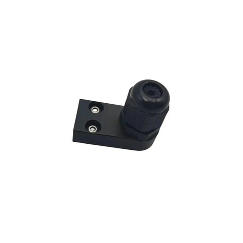Beefy 3D Printer Cable Gland Mount And PG7 Adapter For Voron 0 2 Extrusion Aluminum CNC Rear Umbilical Mounting Accessory Built Tough For Solid Cable Management, black aluminum