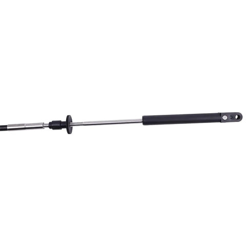 13Ft Marine Control Cable 0173113 173113 for throttle shift system with a black casing, compatible with Johnson Evinrude outboards