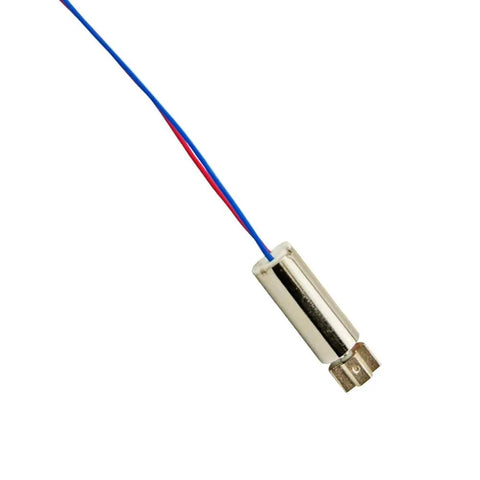 Powerful Tiny Coreless Vibration Motor 6mm x 14mm DC 3V 14000 RPM for DIY projects, ideal for phones and wearables, single motor shown