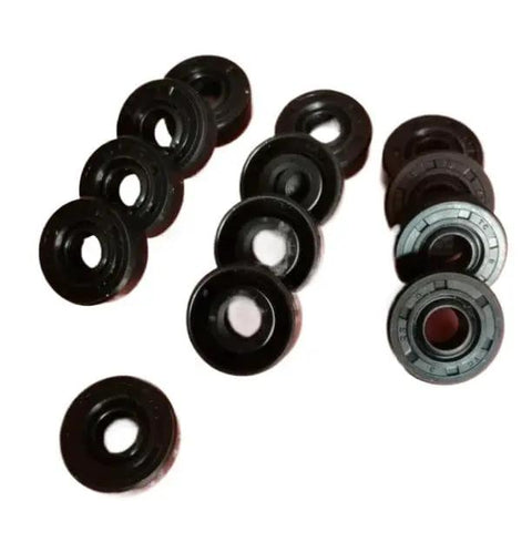 Top Notch DC Submersible Pump Seal Replacement For E Bike And EV Water Systems Built Rugged Rubber Gasket set of black rubber seals