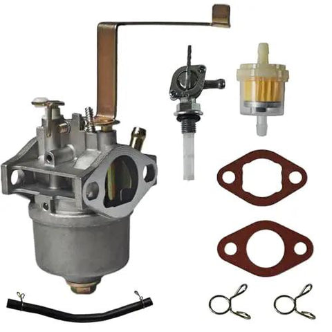 Carburetor Kit Replacement For 63Cc To 64Cc 2HP Gas Generators And Small Engines With Fuel Filter Includes Gaskets and Clips