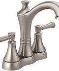 Valdosta Bronze Bathroom Faucet With Drain Assembly, 4 Inch Centerset, Nickel Finish, Refurbished And Tested For Like New Performance.