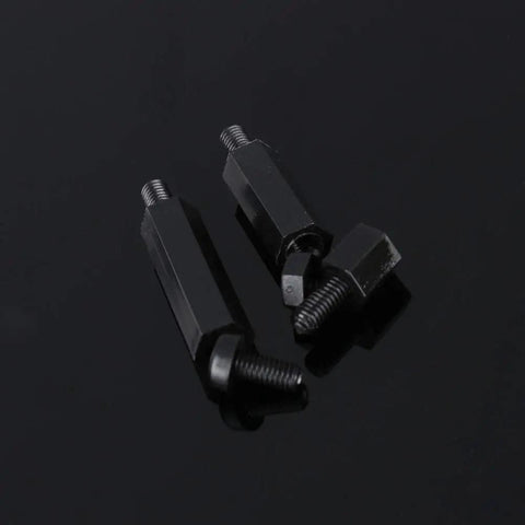 Nylon Black M3 Hex Standoff Spacer Kit With 180 Pieces In Durable Plastic Storage Case For Electronics Makers Diy Hobbies And Computer Assembly, black nylon hex spacers