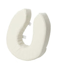 Raised Toilet Seat Cushion Riser With 2 Inch Pad And White Cover For Extra Comfort On Standard Toilets