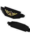 Brass Black Coated Side Plates And Pedal Body Bracket For 1 24 Axial AX24 RC Crawler Chassis Upgrade, shown unassembled