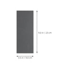 Ultimate 21-Piece Emery Sandpaper Sheet Set For Automotive Metal Finishing, 3.5x9 inch grey sheet for detailed curves.