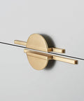 Brushed Gold Half Moon Cabinet Pulls 64mm Center to Center, 7.5 Inch Overall Length, DIY Ready Semi Circle Drawer Handles for Kitchen Cabinets