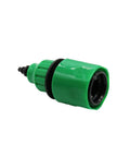 Easy Fit Garden Hose Quick Connect Kit 1/4 Inch And 3/8 Inch Hose Connectors 100 Pieces End Fittings For Irrigation Watering No Fuss Fast Install Durable Quick Coupling For Easy Setup And Water Saving green plastic hose connector