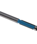 Jinhxofs 6-Piece Heavy Duty Flush Trim Router Bits With Alloy Tipped Cutters For Smooth Milling And Balanced Work On Solid Wood Or Particleboard, close-up of a single router bit.