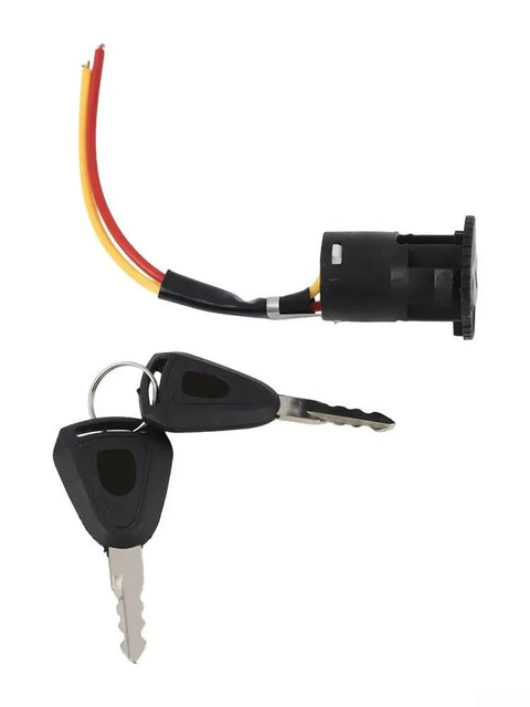 Durable Ignition Switch Lock Replacement For E Bikes Electric Scooters And Tricycles With 2 Wire Key Start Plastic Metal Build
