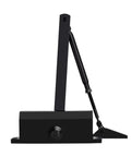 Side view of Hydraulic Buffer Door Closer 25Kg To 80Kg With Adjustable Speed For Smooth Silent Close, Wide Weight Range, Heavy Duty Commercial Grade