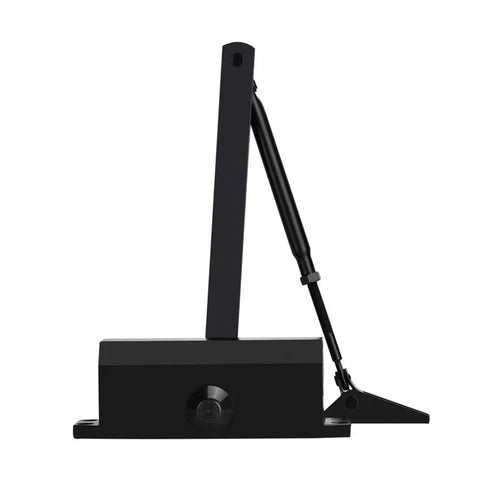 Side view of Hydraulic Buffer Door Closer 25Kg To 80Kg With Adjustable Speed For Smooth Silent Close, Wide Weight Range, Heavy Duty Commercial Grade
