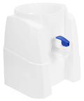 Tabletop Water Dispenser Cooler For Home Office And Outdoor Use, Cold Water Dispenser For Bottled Or Mineral Water, white unit