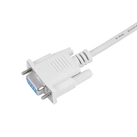 Pro Grade 24V DC PLC Controller Kit With Cable for Industrial Automation, image showing RS232 connector cable.