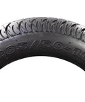 Course Pro 205-50-10 Golf Cart Tires 4-Ply Tubeless Street Style Tread side view, 205/50-10 size, for 10x7 wheels, close-up