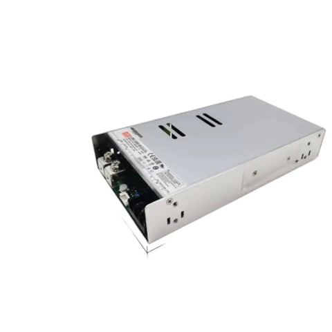 LRS-1200 12V Switching Power Supply Enclosed Industrial Grade, 1200W Peak Output, Wide Input Range 90-132VAC or 180-264VAC Switchable, Rock-Solid Short-Circuit, Overload, Over-Voltage and Over-Temperature Protection For Reliable Performance. silver metal enclosed 12V 1200W switching power supply