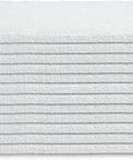 Stack of White Shop Towels B Grade Rags 60 Pcs 20x40 Inches In A Box For Industrial Auto Garage Cleaning And Commercial Use