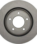 Centric C-Tek front brake rotor with five lug holes and central hub