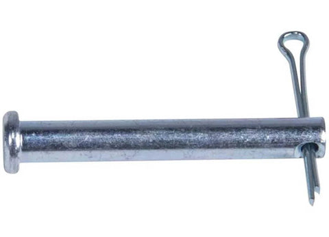 Cotter Clevis Pin, Two Inch Long, Quarter Inch Diameter, Beefy Heavy Duty Steel Hardware Pin For Trailers And RV Hitches, Model 379178