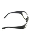 Pro Grade Erbium Laser Safety Glasses Feature Crystal Clear Lenses That Deliver Top Shelf OD6Plus Protection From 2700 To 3000Nm For Professional Dermatology And Beauty Clinic Use Today, side view of safety glasses.