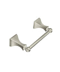 Retreat Brushed Nickel Double Post Pivoting Wall Mounted Toilet Paper Holder With Slick Easy Install Coordinating Bathroom Accessory DN8308BN