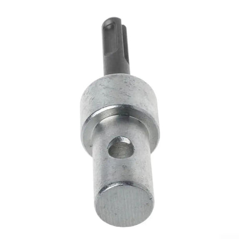 Close-up of durable steel Two Slot Drill Bit Adapter For Earth Auger And Electric Drill Connection, showing quick swap design and secure fit.