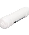 Close-up of 10 Inch Universal Water Purifier Filter Replacement with PP Cotton for home and industrial setups, white plastic finish.