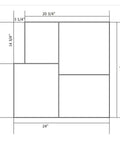 Slate Stone Concrete Stamps Mats Set Of 5 24 By 24 Inches Made In USA Durable Polyurethane With Flexible And Rigid Forms For Driveways