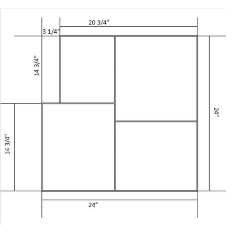 Slate Stone Concrete Stamps Mats Set Of 5 24 By 24 Inches Made In USA Durable Polyurethane With Flexible And Rigid Forms For Driveways