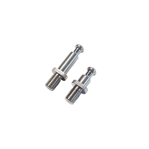 Side Stand Hardware Kit For Light X S Bikes With Spring Pin Bracket Bolts Nut Cover And Screws Replacement Set To Restore A Solid Safe Stand Durable Aluminum Construction For Longevity And Easy Installation On Most Bike Models, two silver bolts