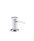 Contemporary Kitchen Sink Soap Dispenser 16 Oz For Liquid Soap Dishwashing Liquid Or Hand Lotion Polished Chrome Easy Top Fill Refillable