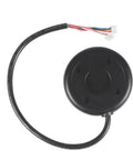 Black circular M8N GPS Module For APM 2.6 2.8 And PX4 PIXHAWK Flight Controllers Perfect For DIY RC Drones with connectors.