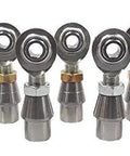 Premium Heat Treated Steel Four Link Suspension Rod End Kit With Five Eighth Inch Threads built tough heavy duty heim joints for hot rods.