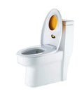 Ultra Premium Duroplast D Shaped Toilet Seat With Dead Quiet Slow Close Hinges And Quick Swap Top Fix Brackets For Zero Fuss Daily Cleanup and Long Lasting Comfort, shown on a modern toilet.