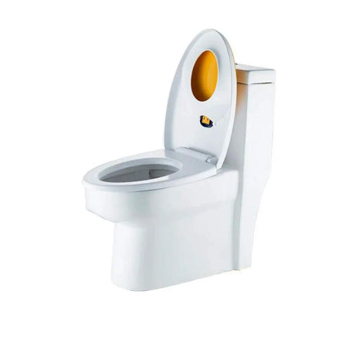 Ultra Premium Duroplast D Shaped Toilet Seat With Dead Quiet Slow Close Hinges And Quick Swap Top Fix Brackets For Zero Fuss Daily Cleanup and Long Lasting Comfort, shown on a modern toilet.