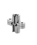Hidden Gate Hinge Set Two Heavy Duty Stainless Steel Concealed Hinge close-up detail view