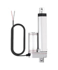 Built Different 12V Linear Actuator Packing 1500N Thrust And IP65 Waterproof Aluminum Housing With Self Locking Motor, top view.