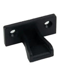 Heavy Duty Push In Fittings Package 4 Pack For Kitchen Panels Cabinet Trims Wall Cladding Clips black plastic clip close-up view.