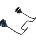 Dual Hook Hard Hat Holder For Truck Seats And Car Back Seats, heavy duty black hooks with dual design for headrest installation