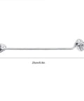 Lecheer 3PCS 10in Cabin Privacy Hook Eye Latch Lock Stainless Steel Solid Gate Hooks Hasp for Window, 25cm length shown.
