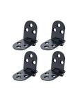 4 Pack Flip Hinges Round Edge 180 Degree Zinc Alloy With Screws For Folding Tables Cabinets Wardrobe Doors Timber Wood Box Durable Heavy Duty Easy Install Hardware Set