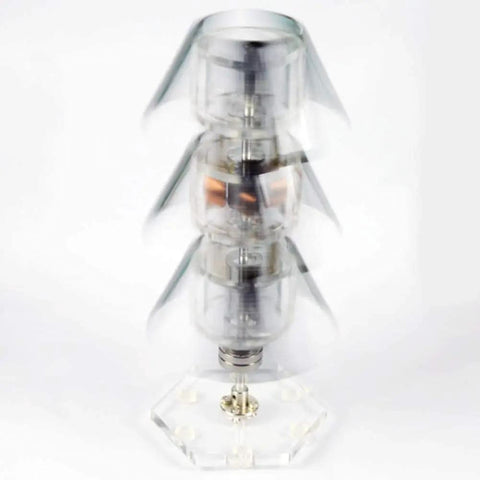 Solar Powered Magnetic Levitation Motor Kit For Science Classes And Home STEM Projects Tree Type Radial Coil Design That Spins On Sunlight A Fun Solar Toy And Educational Ornament Base For Hands On Learning, clear acrylic